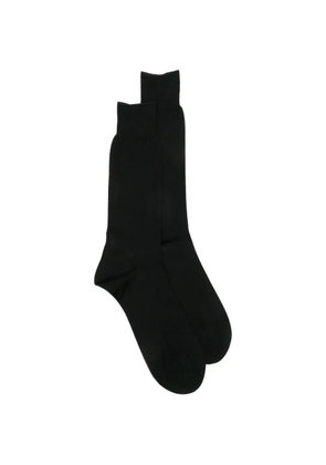 Zegna logo-print socks - Black