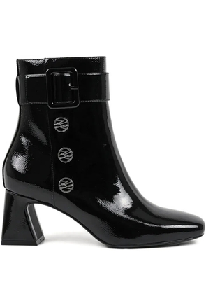 Karl Lagerfeld 60mm BEATA buckled boots - Black