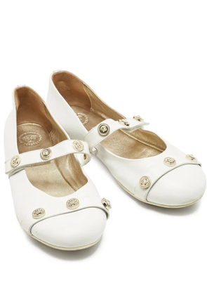 Versace Pre-Owned Medusa ballet flats - White