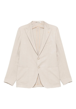 Tagliatore patch-pocket two-button blazer - Neutrals