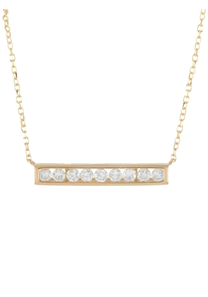 LB Exclusive 14K yellow gold diamond necklace