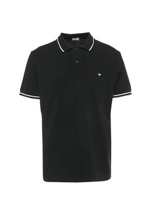 Christian Dior Pre-Owned bee-embroidered polo shirt - Black