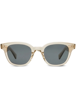 Garrett Leight geometric-frame sunglasses - Neutrals