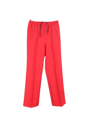 Prada Pre-Owned elasticated-waistband trousers - Red