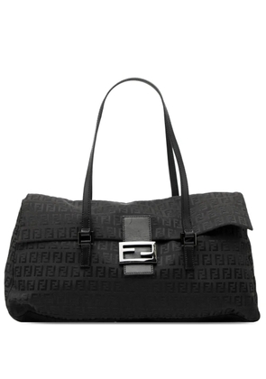 Fendi Pre-Owned 2000-2010 Zucchino Canvas East West shoulder bag - Black