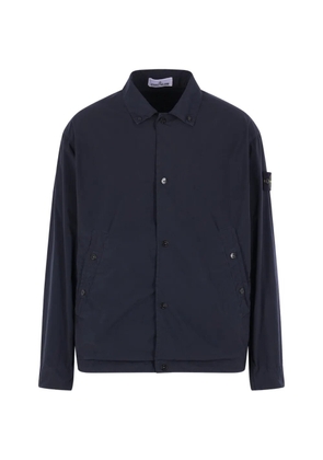 Stone Island single-breasted jacket - Blue