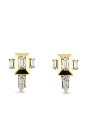 Yeprem 18K yellow and white gold Strada diamond earrings