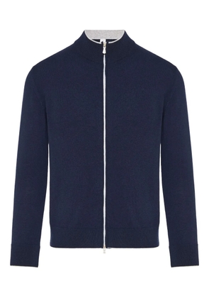 Eleventy zip-up cardigan - Blue