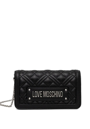 Love Moschino quilted-design cross-body bag - Black