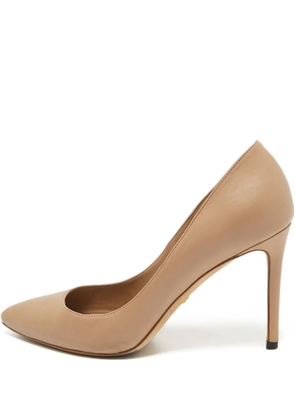 Gucci Pre-Owned 100mm leather pumps - Brown