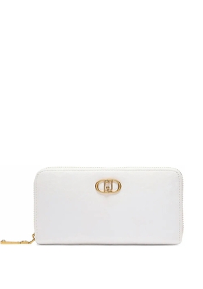 LIU JO logo-plaque purse - White