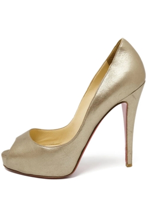 Christian Louboutin Pre-Owned 120mm metallic pumps