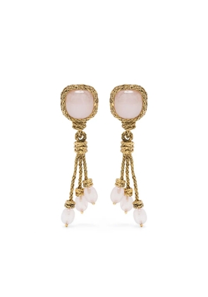 Aurelie Bidermann Miki Rose Quartz earrings - Gold