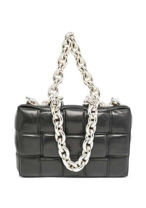 Bottega Veneta Pre-Owned Cassette leather houlder bag - Black