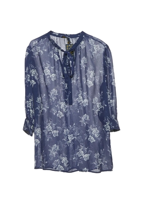 Polo Ralph Lauren chiffon floral print top - Blue