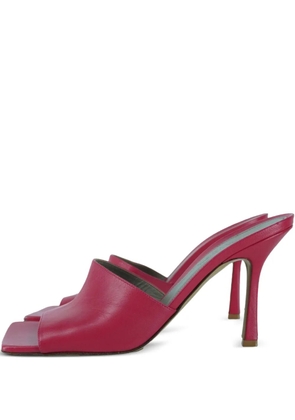 Bottega Veneta Pre-Owned 100mm leather mules - Pink