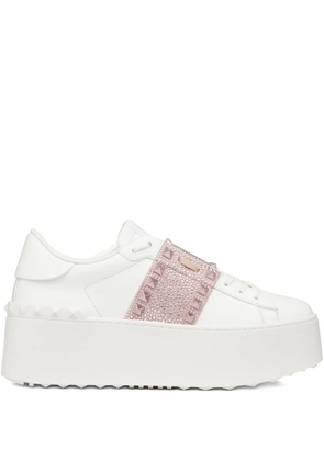 Valentino Garavani Rockstud Untitled flatform sneakers - White
