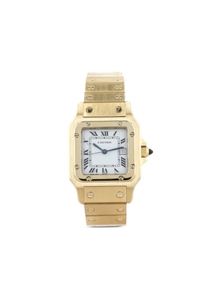 Cartier 1990s Santos 27mm - White