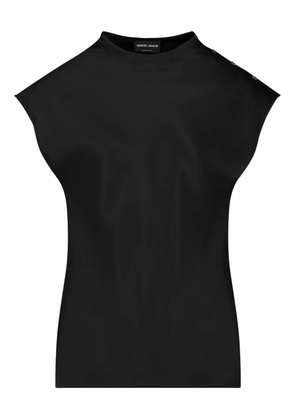 Giorgio Armani buttoned top - Black