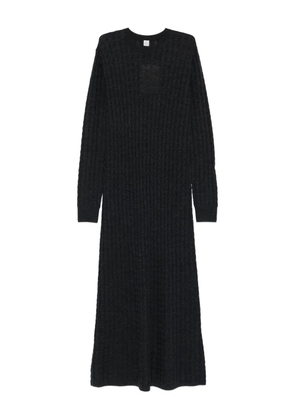 TOTEME cable-knit maxi dress - Grey