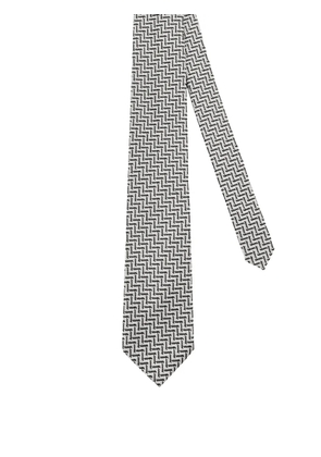 TOM FORD patterned tie - Grey