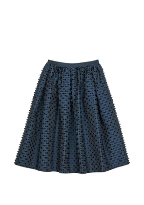Cecilie Bahnsen Mala fil-coupé skirt - Blue