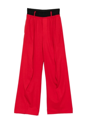 ALAINPAUL pleated-front trousers - Red