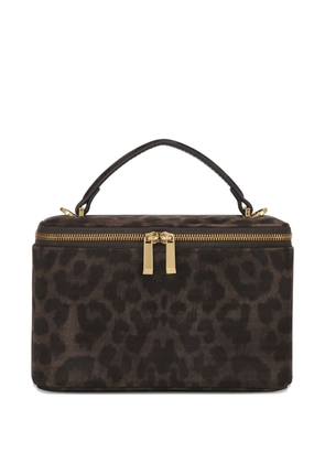 POTAMY leopard-print mini bag - Brown
