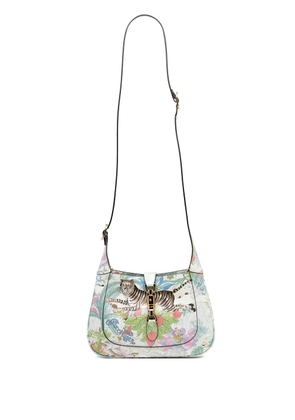 Gucci Pre-Owned 2016-2025 Small Calfskin Tiger Jackie 1961 crossbody bag - Blue