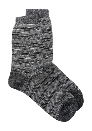Missoni zig zag-pattern socks - Black