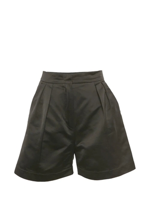 Max Mara satin shorts - Black