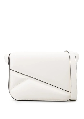 Wandler medium Oscar leather crossbody bag - White