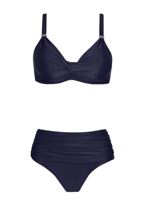 Lygia & Nanny Marianne ruched-detail bikini - Blue
