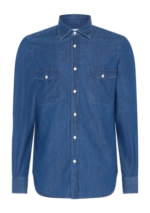 Boglioli double-pocket denim shirt - Blue