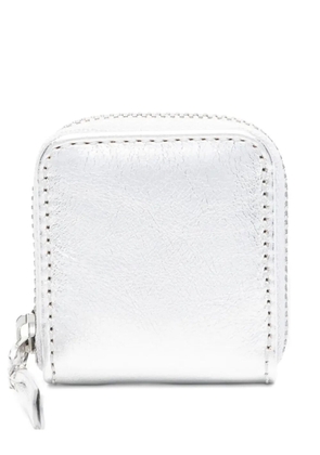 Comme Des Garçons Play metallic zip-around coin purse - Silver