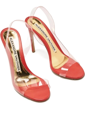 Alexandre Vauthier slingback sculpted-heel sandals 10 cm - White