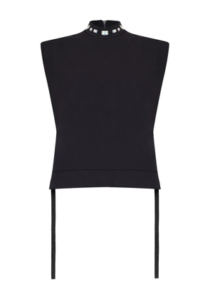 Osklen crystal-embellished vest - Black