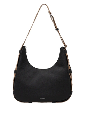 Coccinelle Logo Zip Tote Bag - Black