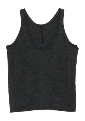 Petar Petrov wool scoop-neck top - Grey