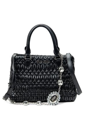 Miu Miu Pre-Owned medium Crystal tote bag - Black