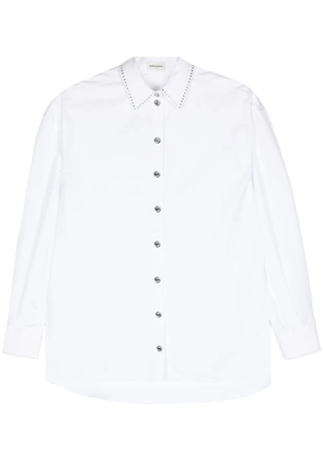 Sonia Rykiel studded cotton shirt - White