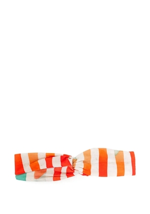 Lygia & Nanny striped knotted headband - Orange