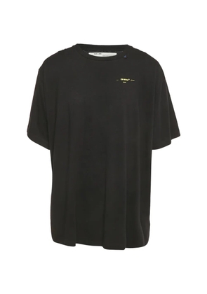 Off-White Pre-Owned Cotton arrow t-shirt - Black