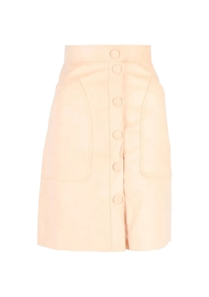 Bottega Veneta Pre-Owned fustian velvet skirt - Neutrals