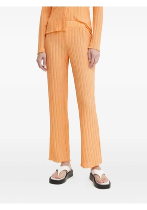 Résumé textured trousers - Orange