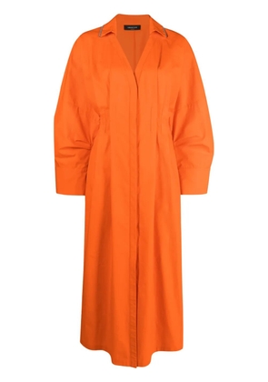 Fabiana Filippi V-neck midi dress - Orange