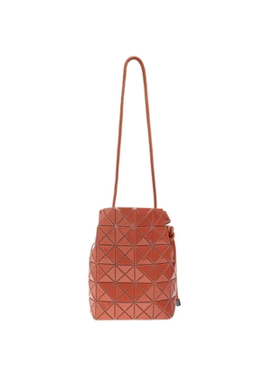 Bao Bao Issey Miyake geometric-pattern drawstring bucket bag - Orange