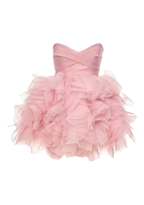 Ana Radu ruffle-detail minidress - Pink