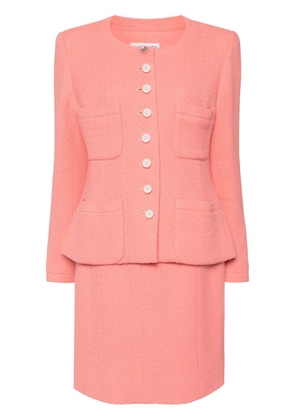 CHANEL Pre-Owned 1995 wool skirt suit - Pink