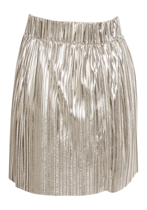 ISABEL MARANT pleated mini skirt - Silver